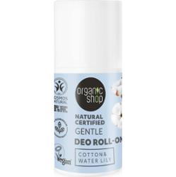 Organic Shop Gentle Deo Roll-On Cotton & Water Lily 50 ml