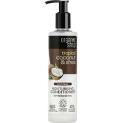 Organic Shop Natural Coconut & Shea odżywka nawilżająca do włosów suchych i zniszczonych 280 ml