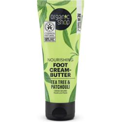 Organic Shop Nourishing Foot Cream-Butter Tea Tree & Patchouli 75 ml