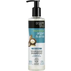 Organic Shop Natural Moroccan Argan & Amla szampon odżywczy do włosów zniszczonych i farbowanych 280 ml