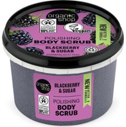 ORGANIC SHOP - POLISHING BODY SCRUB - Cukrowy scrub do ciała o działaniu wygładzającym - Ekstrakt z jeżyn i cukier - 250 ml