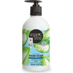 Organic Shop Organic Aloe & Milk pielęgnujące mydło w płynie do rąk 500 ml