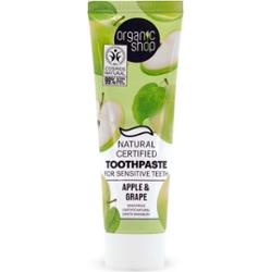 Organic Shop Toothpaste For Sensitive Teeth Apple & Grape 100 g