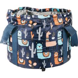 Palmetten Vikbart Fotbad Lama  Mörkblå