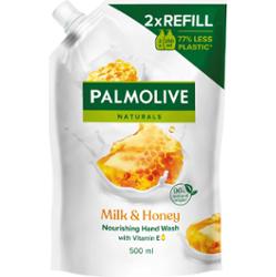 Palmolive Milk&Honey - miodowe, delikatne mydło w paczce do uzupełnienia 500ml