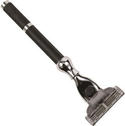 Parker Shaving 42M - Black & Chrome Mach 3 Compatible Handle Razor