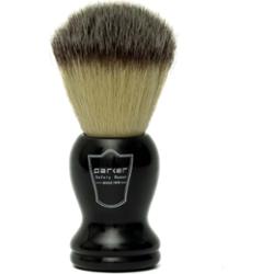Parker Shaving Black Handle Synthetic Bristle Shave Brush