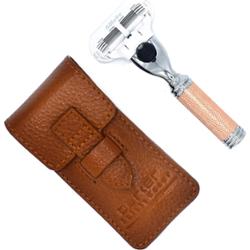 Parker Shaving TRVL-Ladies Venus Compatiable Rose Gold Textured Razor