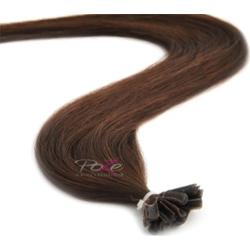 Poze Hairextensions Poze Keratin Premium Extensions 4B Chocolate Brown