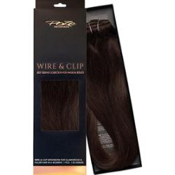 Poze Hairextensions Poze Standard Äkta Löshår Flip & Go 50cm Dark Espr