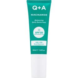 Q+A Niacinamide Balancing Face Sunscreen SPF 50 50 ml
