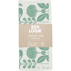 Ren Logik Dish Cloth 2-Pack Green/Yellow 40 g