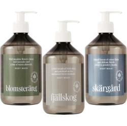 Scandinavian Soap Factory Blomsteräng Body Wash 500 ml & Fjällskog Bod