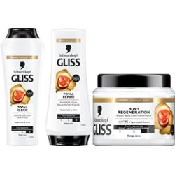 Schwarzkopf Gliss Total Repair  Bundle Shampoo 250 ml & Conditioner 20