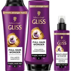 Schwarzkopf Gliss Full Hair Wonder  Bundle Shampoo 250 ml & Conditione