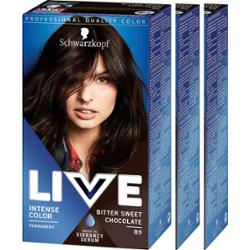 Schwarzkopf Live Color 89 Bitter Sweet Chocolate  3-pack