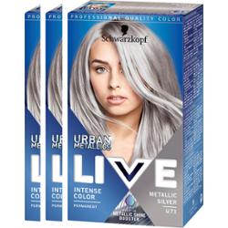 Schwarzkopf Live Color U71 Metallic Silver  3-pack