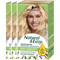 Schwarzkopf Natural&Easy 530 Champagne Ljusblond 3-pack