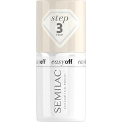 Semilac EASY OFF Top do lakieru do paznokci LED LIGHT 7 ml