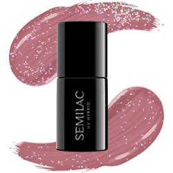 321 Lakier hybrydowy Semilac Shimmer Dust Caramel 7ml