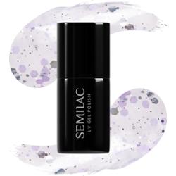 925 Semilac Lakier hybrydowy Silver & Violet Drops 7 ml