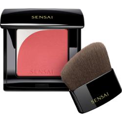 Sensai Blooming Blush rozjaśniający róż do policzków z pędzelkiem odcień 01 Blooming Mauve 4 g