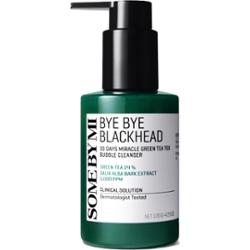 Some By Mi Bye Bye Blackhead 30 Days Miracle Green Tea Tox Bubble Cleanser aktywna pianka oczyszczająca przeciw zaskórnikom 120 g