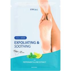 Stay Well Exfoliating & Soothing Heel Mask Peppermint & Lime