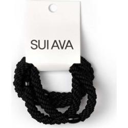 SUI AVA 4-pack Basic Essentials Elastics Black Beauty