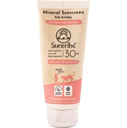 Suntribe Kids Mineral Sunscreen mineralny krem ochronny do twarzy i ciała dla dzieci 100 ml