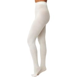 Swedish Stockings Freja Organic Wool Tights  Ivory M