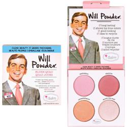 the Balm Will Powder Blush Quad - Paleta róży do policzków