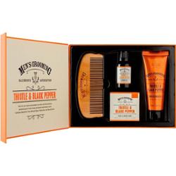 The Scottish Fine Soaps Thistle & Black Pepper Face & Beard Care Kit