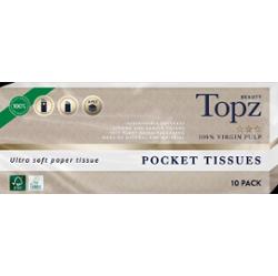 Topz Premium Pocket Tissues 10x10-pack