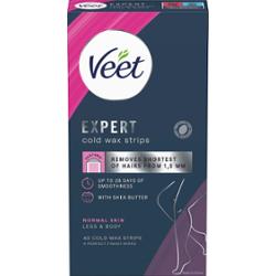 Veet Expert Cold Wax Strips Normal Skin Legs & Body 40 szt.