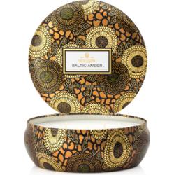 Voluspa Baltic Amber Japonica 3-Wick in Decorative Tin 40h