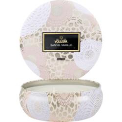 Voluspa Santal Vanille Japonica 3-Wick in Decorative Tin 40h