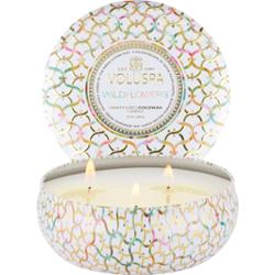 Voluspa Wildflowers Maison Blanc Wildflowers 3-wick Tin Candle 40h 340