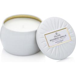 Voluspa Bourbon Vanille Decorative Tin Candle 25h 127 g
