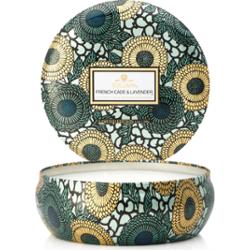 Voluspa French Cade & Lavender 3-Wick in Decorative Tin 40h 340 g