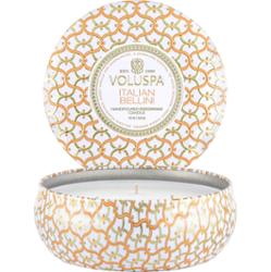 Voluspa Italian Bellini Maison Blanc 3-Wick in Decorative Tin 40h