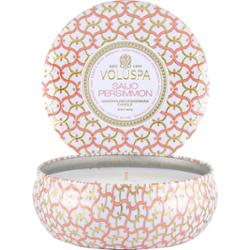 Voluspa Saijo Persimmon Maison Blanc 3-Wick in Decorative Tin 40h