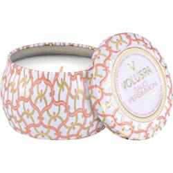 Voluspa Saijo Persimmon Maison Blanc Decorative Tin Candle 25h