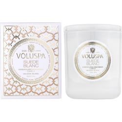 Voluspa Suede Blanc Maison Blanc Boxed Candle 60h