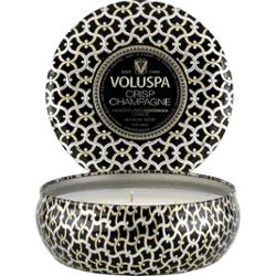 Voluspa Crisp Champagne 3-Wick Tin Candle 40h
