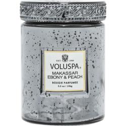 Voluspa Makassar Ebony & Peach Vermeil Mini Glass Jar