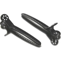 Waterclouds Black Brush Metallic Styling Clips