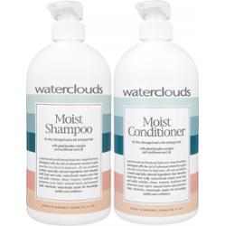 Waterclouds Moist Shampoo 1000 ml & Conditioner 1000 ml