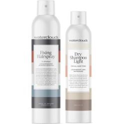 Waterclouds Fixing Hairspray 250 ml & Dry Shampoo Light 200 ml