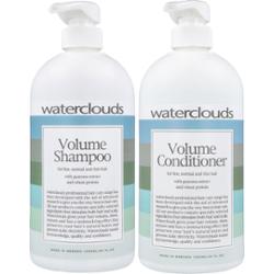 Waterclouds Volume Shampoo 1000 ml & Conditioner 1000 ml